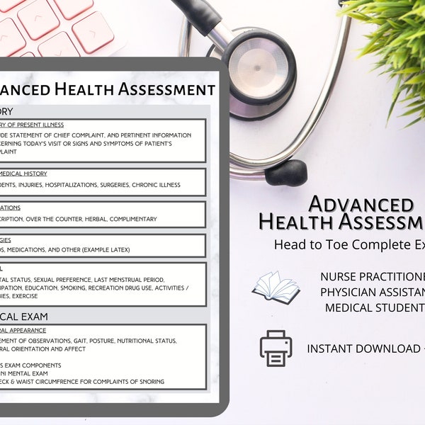 Advanced Health Assessment | nurse practitioner NP, physician assistant PA, medical school