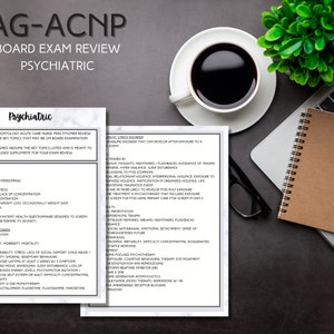 AG-ACNP Board Exam Review | Psychiatric