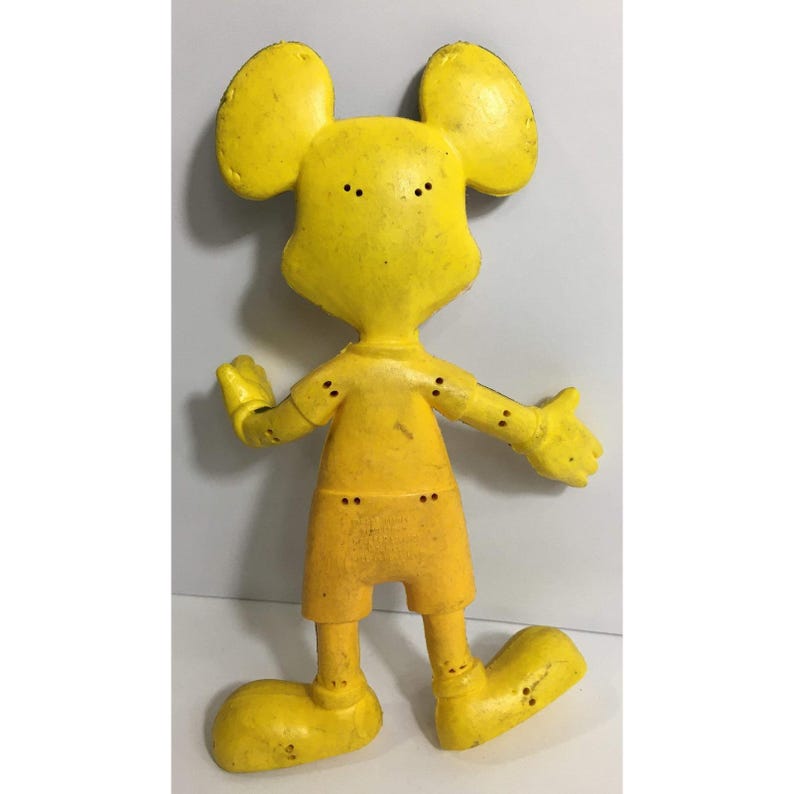 Vintage Mickey Mouse Flexible Character Figure - 5.5in Tall (1001312) image 2