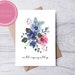 Printable Sympathy Card | Floral | With Sympathy | Loss of Mother ...