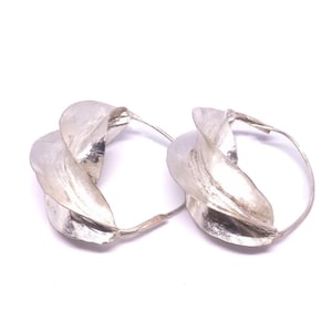 Small Silver Fulani Earrings 1.2Inches(3cm)