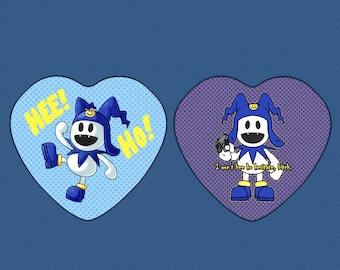 Jack Frost Heart Buttons
