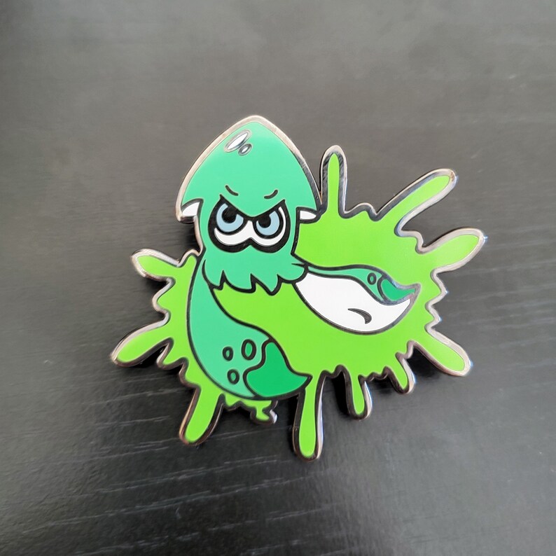 Splatoon Custom Pin Splatoon Enamel Pins - Etsy