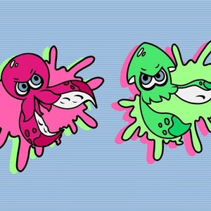 Splatoon Enamel Pins