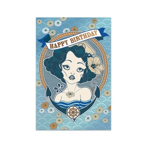 Carte anniversaire Doll_Marin