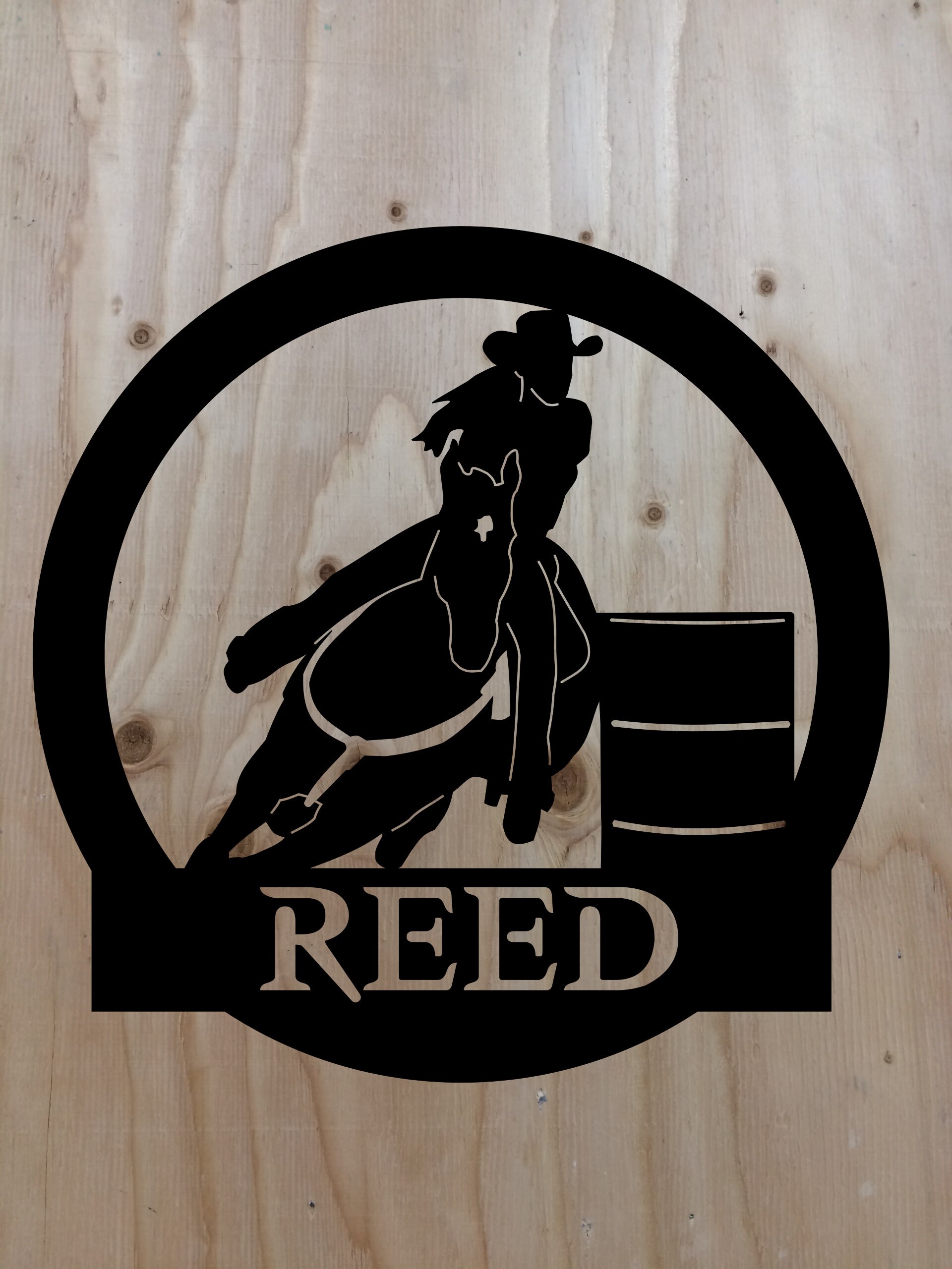 Mirror Sign Rodeo Custom Metal Sign, Barrel Racer, Rodeo, Horse, Cowgirl, Western Decor ...