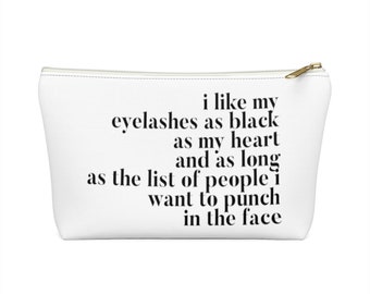 Witty Makeup Bag Etsy