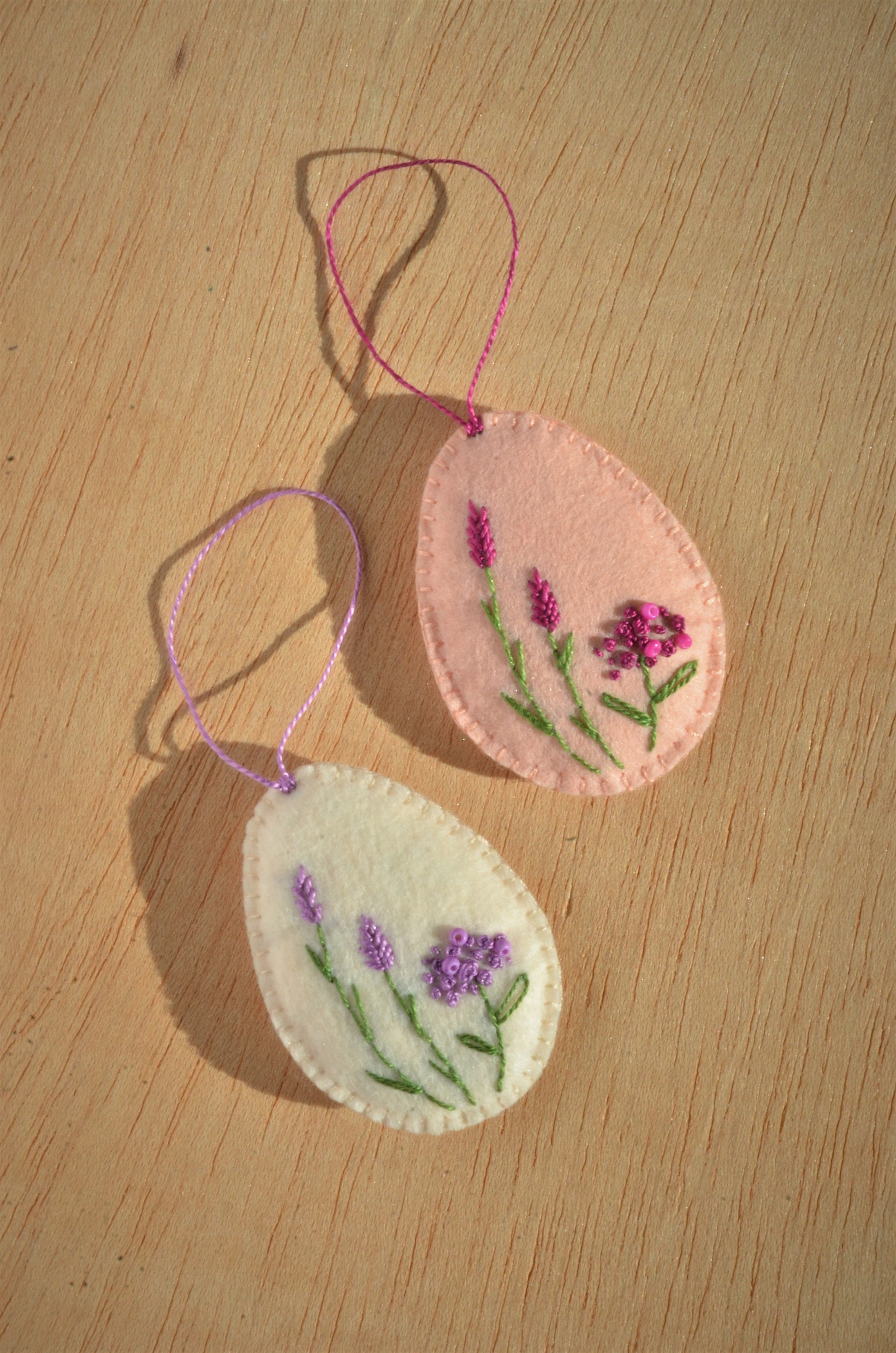 Felt Easter Egg Handmade Colorful Easter Ornament Etsy