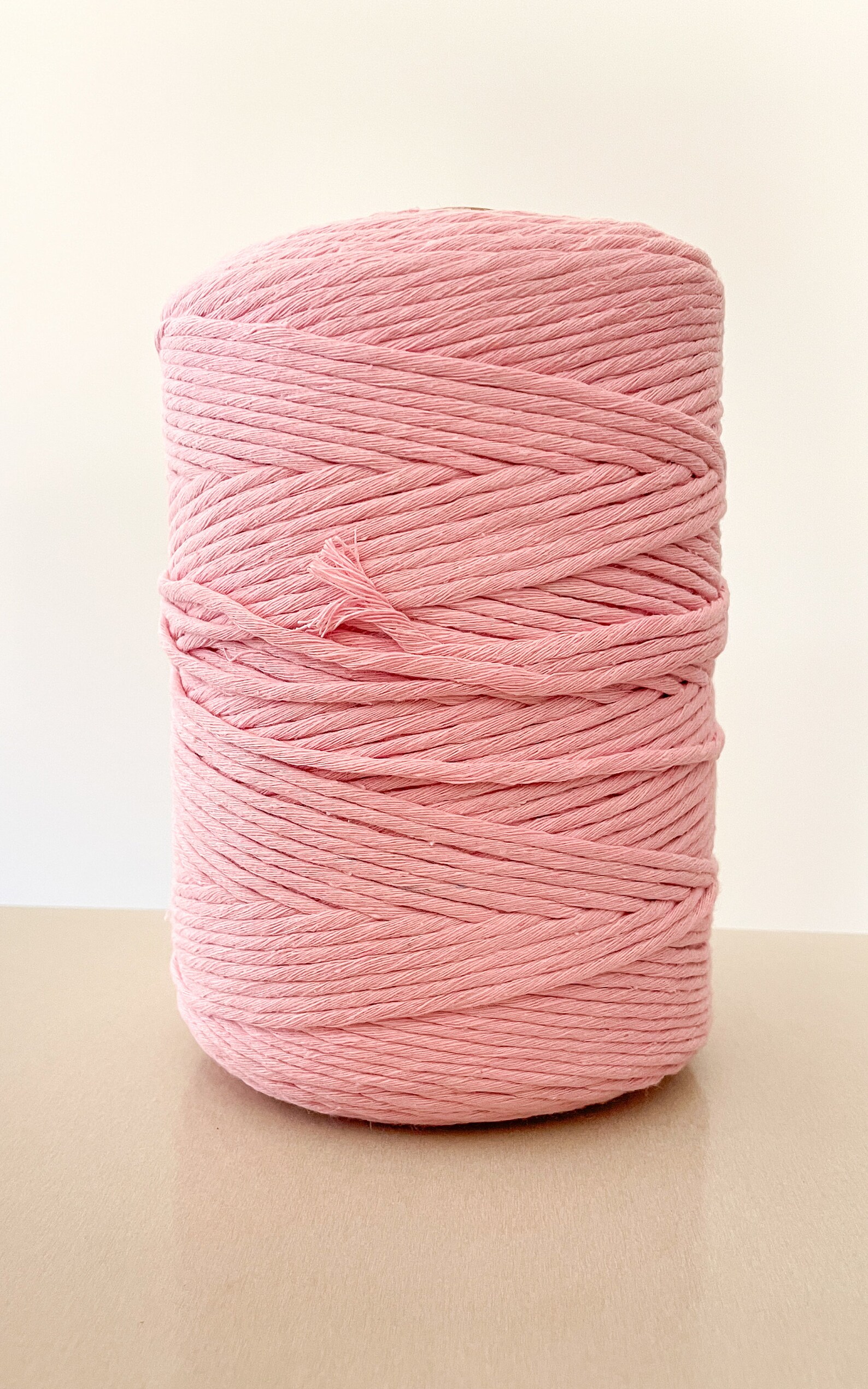 Single Strand Macrame Cord 3mm | Pink Macrame String | Single Strand ...