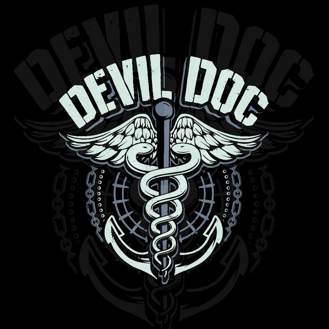 Navy Corpsman PNG Devil Doc file Devil Doc FMF 8404 PNG Etsy