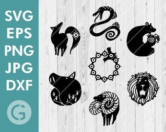 7 Deadly Sin Symbol Etsy