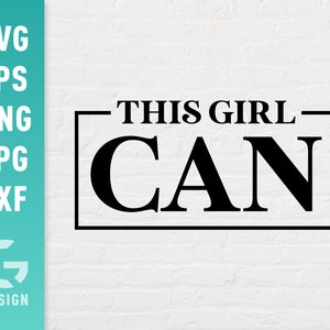 この女の子は SVG ファイル Png Jpg、Dxf | Cricut シルエット用の簡単にカットできるファイル