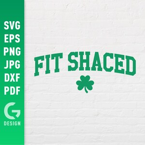 SVG en forme d'ajustement, chemise de la Saint-Patrick Png, trèfle à quatre feuilles, fichier de découpe de sublimation drôle vert irlandais Saint Pattys Silhouette Cricut