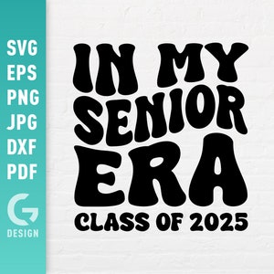 À mon époque de terminale, promotion 2025 SVG, chemise de remise des diplômes 25 Png, 2k25, diplômé universitaire, année de lycée, fichier de sublimation Cricut Silhouette