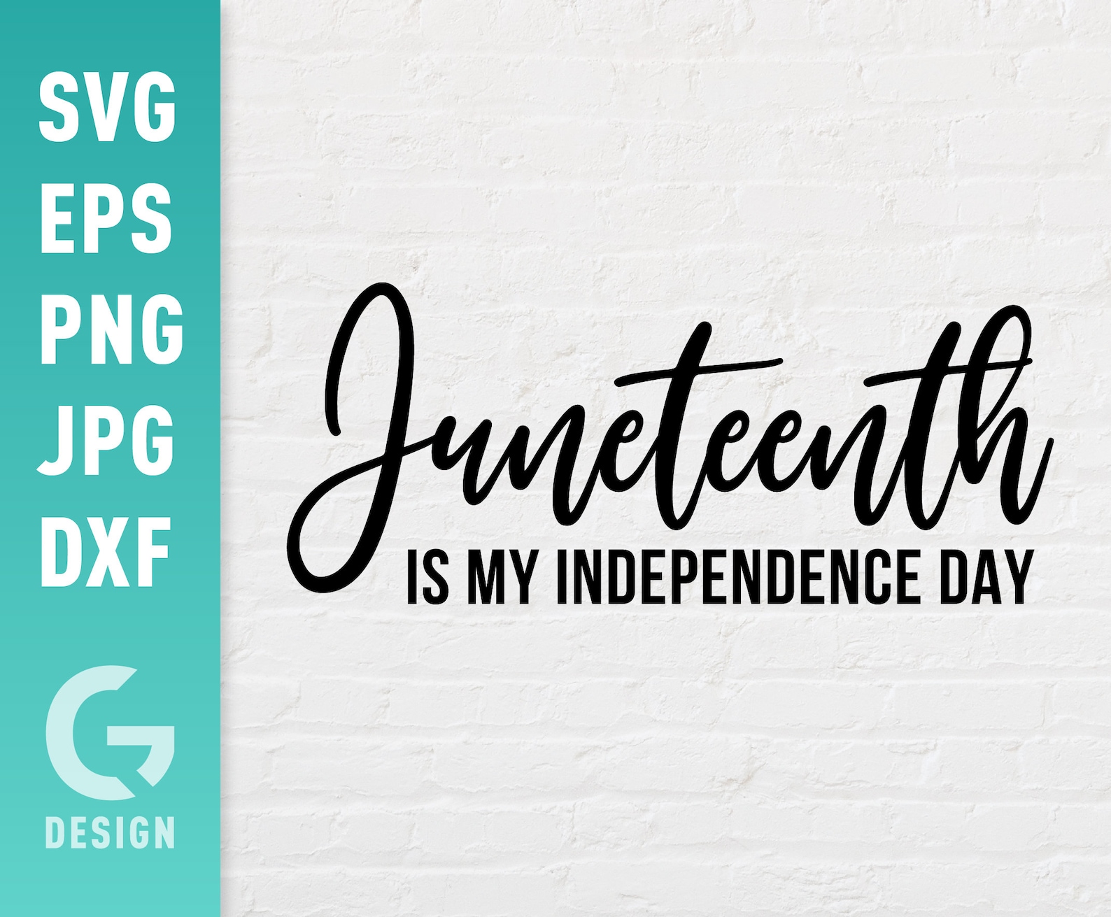 Juneteenth is My Independence Day SVG | 1865 Black Culture Png File ...
