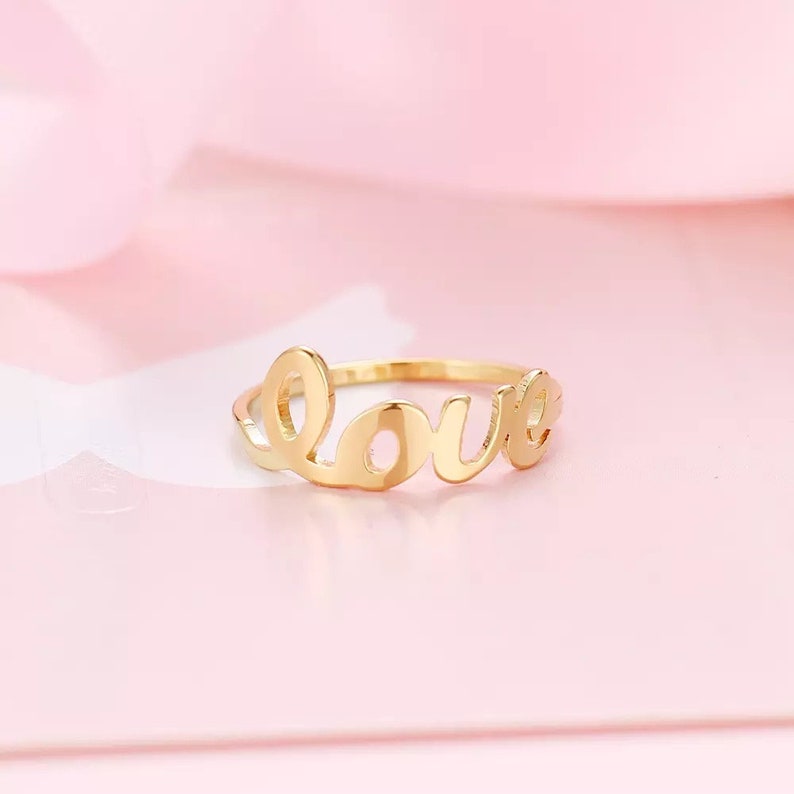gift jewellery Valentine/'s st ring aesthetic jewelry jewelry for her VALENTINA ring Love ring 18k or silver 18k gold gold
