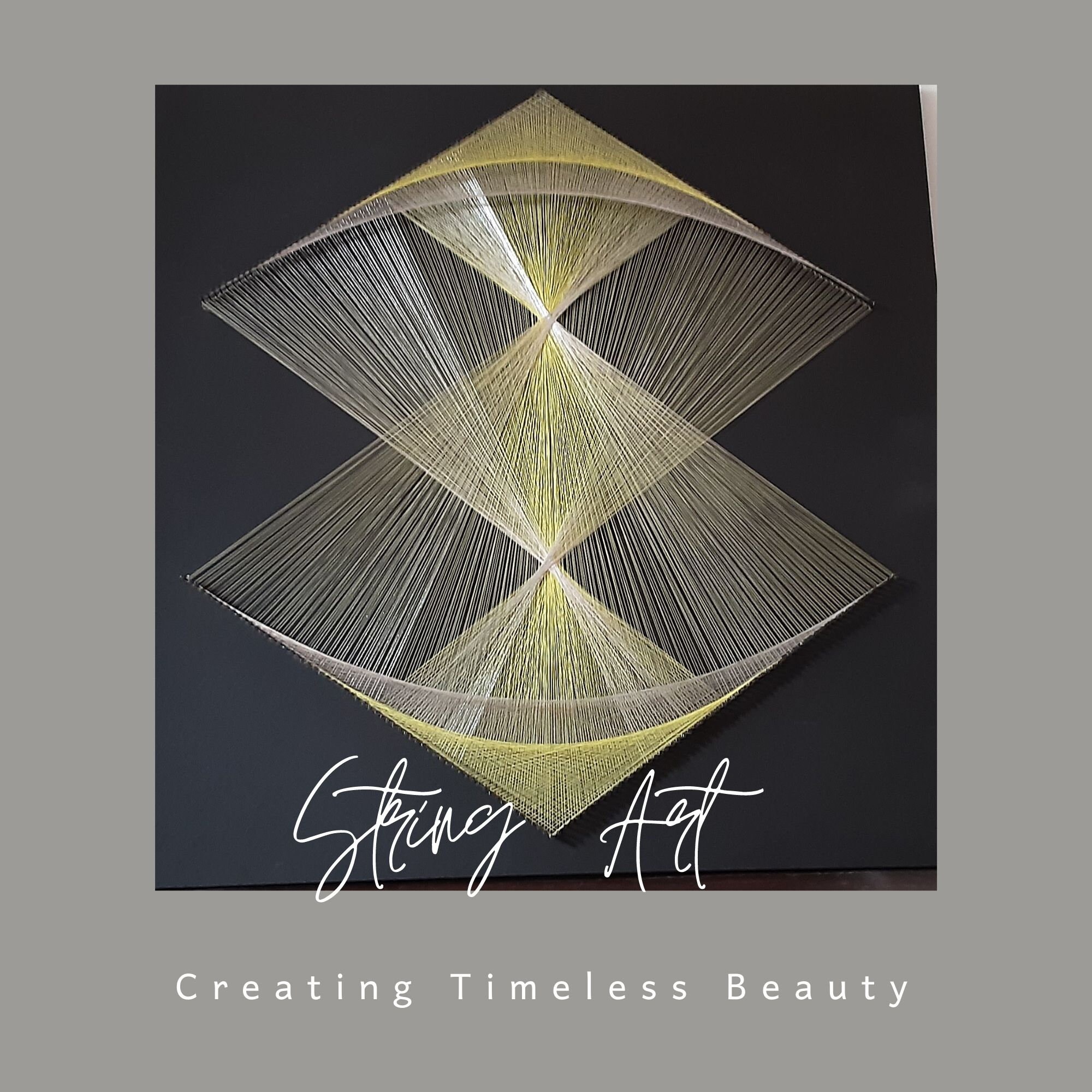 String Art Wall Decor. Symbolic Geometry Wall Art Interior Etsy