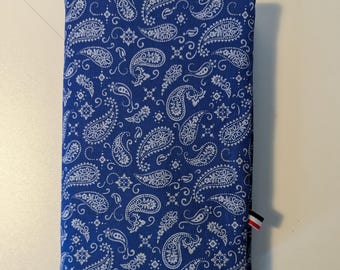 Funda de libro MOLLETONNE, protección de libros, artesanía francesa, hecho a mano