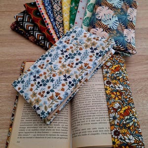 Book cover, book protector, pocket size, universal size, French craftsmanship, handmade