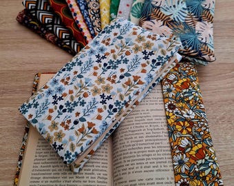 Couvre-livre, protection de livre, format poche, taille universelle, artisanat français, fait-main