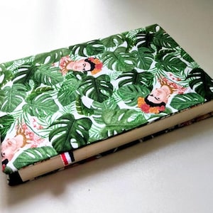 Cubierta de libro de gran formato, artesanía francesa hecha a mano, protección de libros.