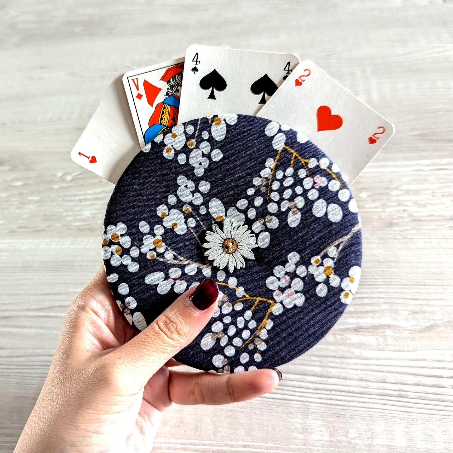 Porte-cartes à Jouer 2 Avec 3 Rampes | Design Arc-en-Ciel | Pour Parties, Famille, Enfants Et Seniors Porte-cartes Ergonomique Pour Seniors Et Enfants