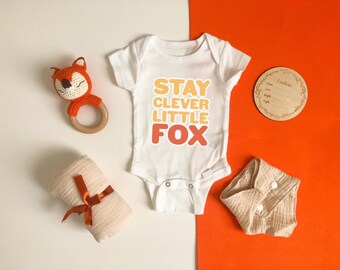 Fox baby gift box | Christmas Onsie® gift set| newborn baby Gift Set | Baby shower Gift box | Baby Bath set | Coming Home Gift set