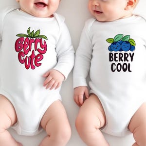 fruits onesie| Strawberry blueberry baby Onesie® |baby girl| baby boy | berry cute onesie| sweet baby girl | berry onesie®