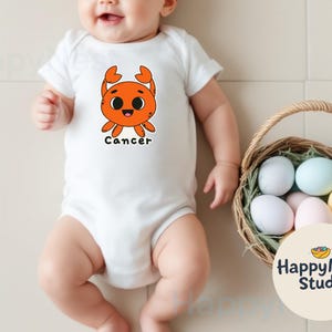 Sun sign cancer baby outfit | Astro bodysuit | infant onesie® | cute crab| baby constellation onesie| baby zodiac clothes| cancer zodiac