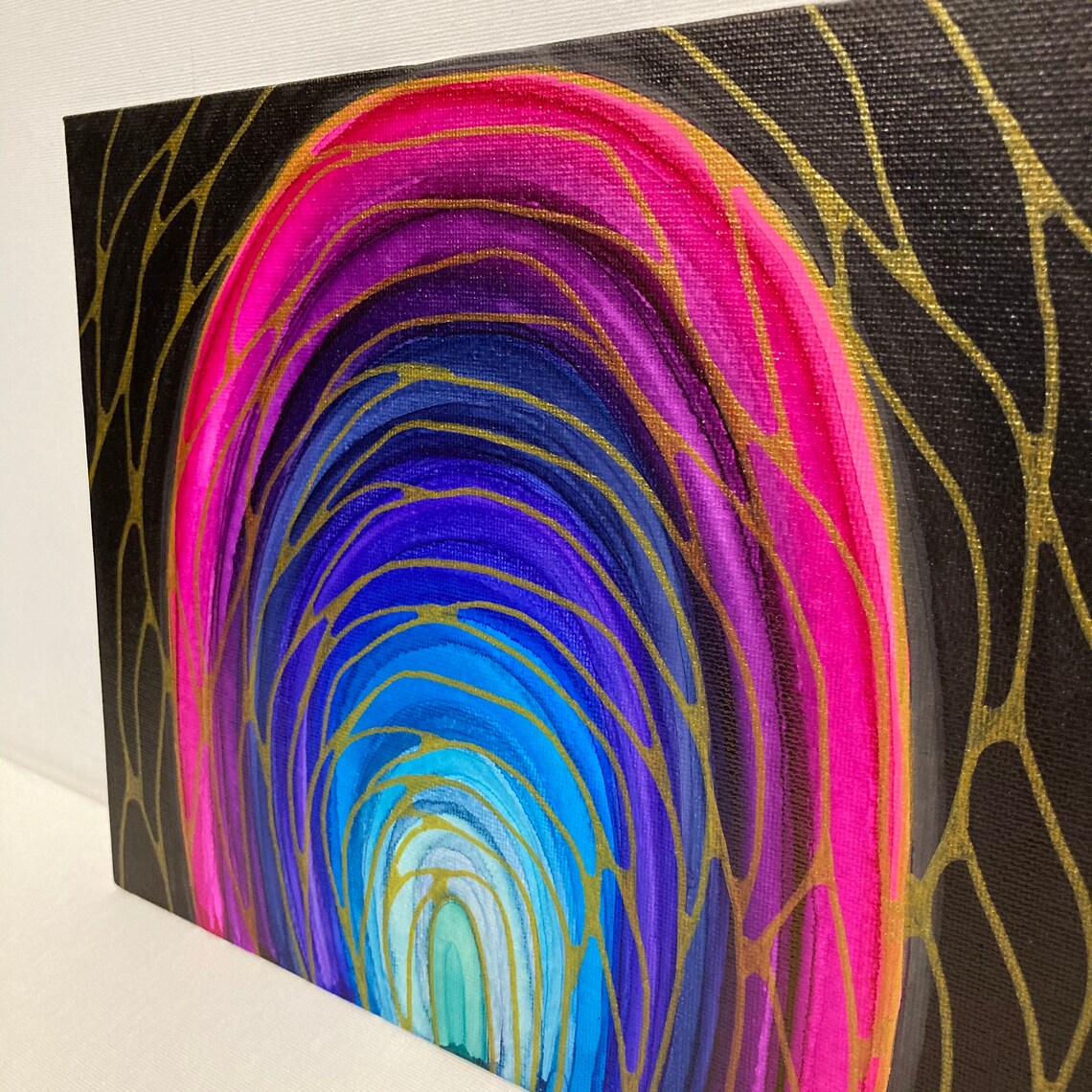 Beautiful Rainbow on canvas Unframed Etsy