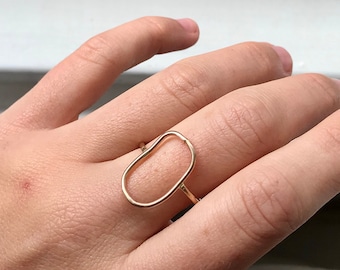 Gold Bean Ring