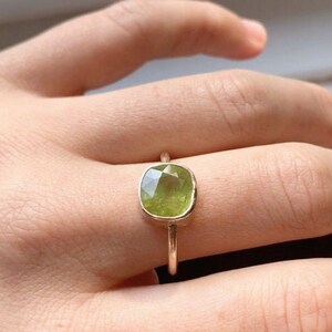 14k Gold Sphene Titanite Ring