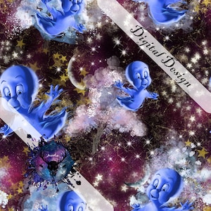 Seamless digital design, Friendly Ghost