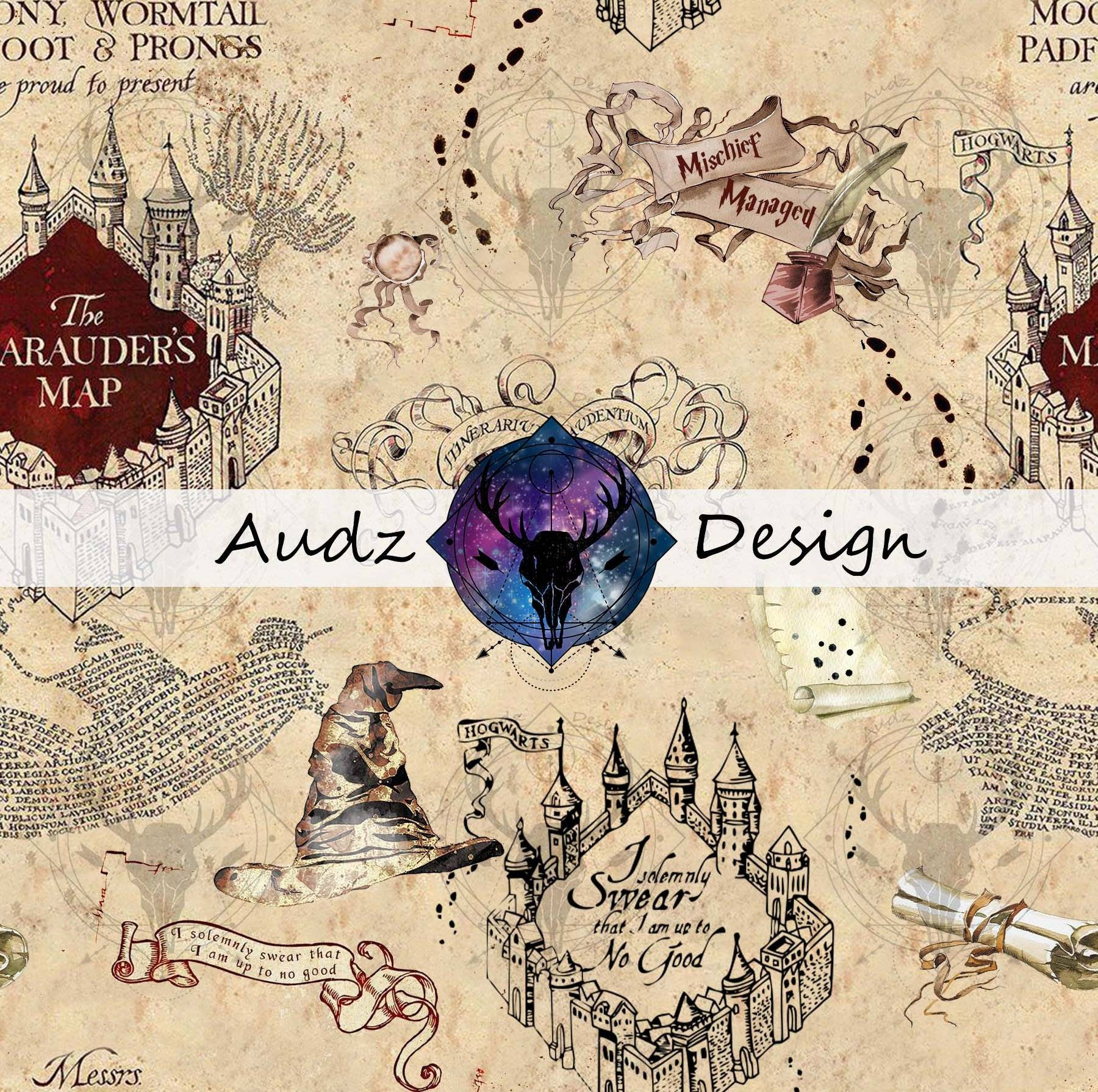 Seamless digital design, marauder, map
