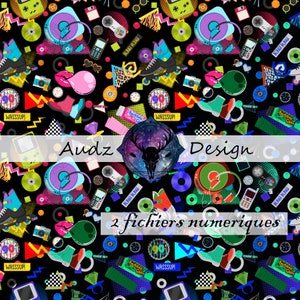 2 Seamless Digital Designs, Year 90