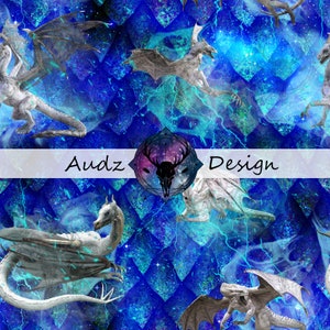Seamless digital design, Dragon