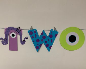 Monsters Inc Inspired TWO or FOUR banner