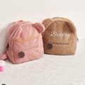 Personalised Fluffy Teddy Kids Backpack, Teddy Bear Backpack Toddler backpack, Custom name backpack, Personalised Fluffy Teddy Kids Backpack product logo