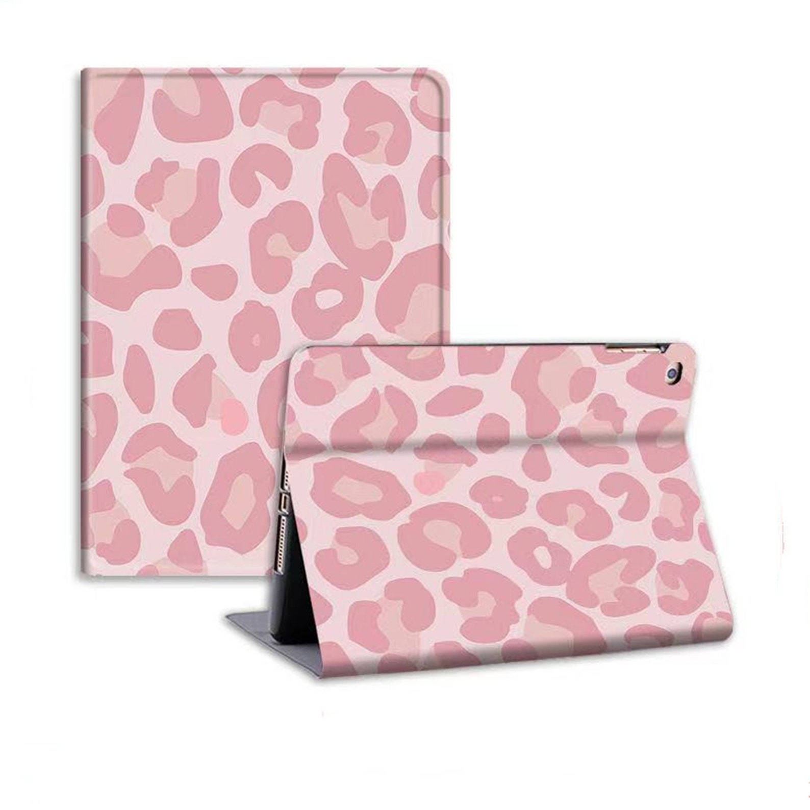 Pink leopard print cute ipad case for iPad 9.7 10.2 Pro 9.7 Etsy