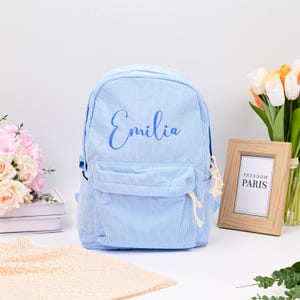 Custom Corduroy Backpack Personalized Toddler Backpack Back to School Personalized Children's Backpack Toddler Backpack Custom School Bag