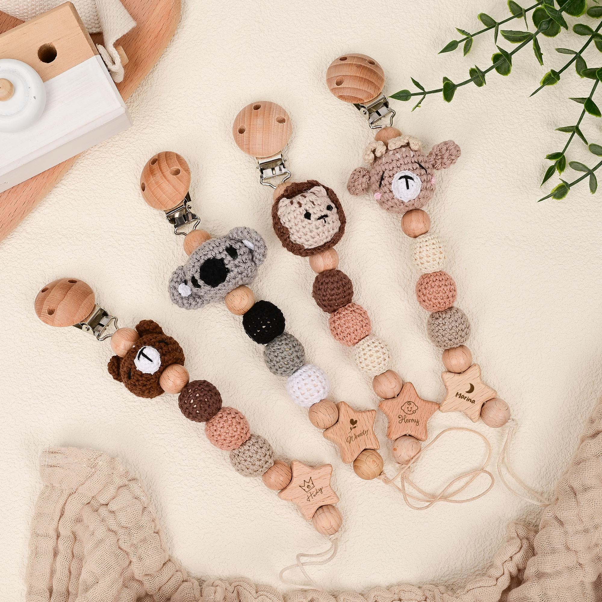 Zerone Attache Tétine 20 Pièces En Métal Sucette Bretelles Pinces