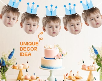 Custom Face Banner, Custom Head Birthday Banner, 30th Birthday, 40th Birthday, 50th Birthday, Big Face Cut Out, Birthday party decorations