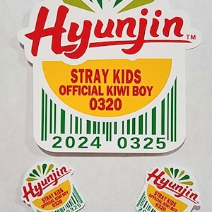 Stray Kids Original Kiwi Boy Hyunjin Kiwi Vinyl Sticker