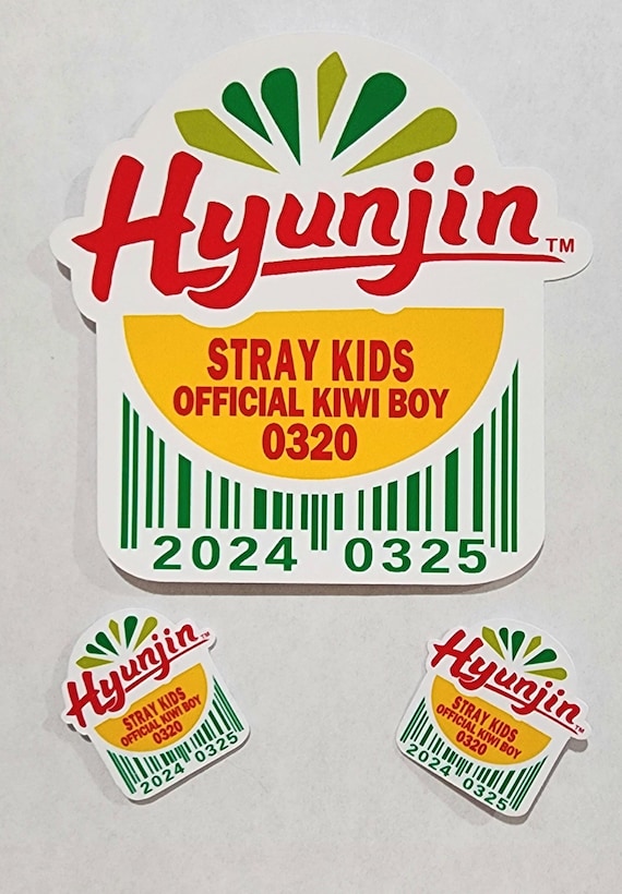 Stray Kids Original Kiwi Boy Hyunjin Kiwi Vinyl Sticker - Etsy