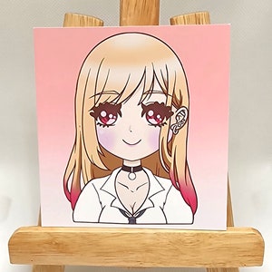 Kawaii Fan Art Dress-Up Darling Marin Kitagawa Glossy Mini Art Print