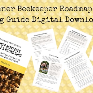 Beginner Beekeeper Roadmap & Buying Guide for Beekeepers DIGITAL download only: Printable beehive location tips and equipment checklists