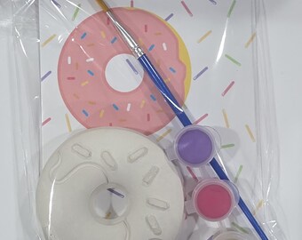Kit de figuras de yeso para pintar Donut