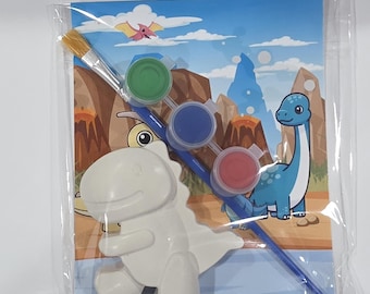 Kit de figuras de yeso para pintar Dinosaurios