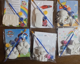 Kit de figuras de yeso para pintar