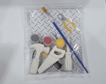 Kit de fiiguras de yeso para pintar Herramientas